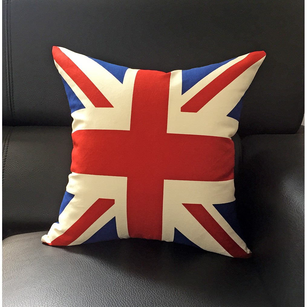 英國國旗抱枕 含枕心 純棉