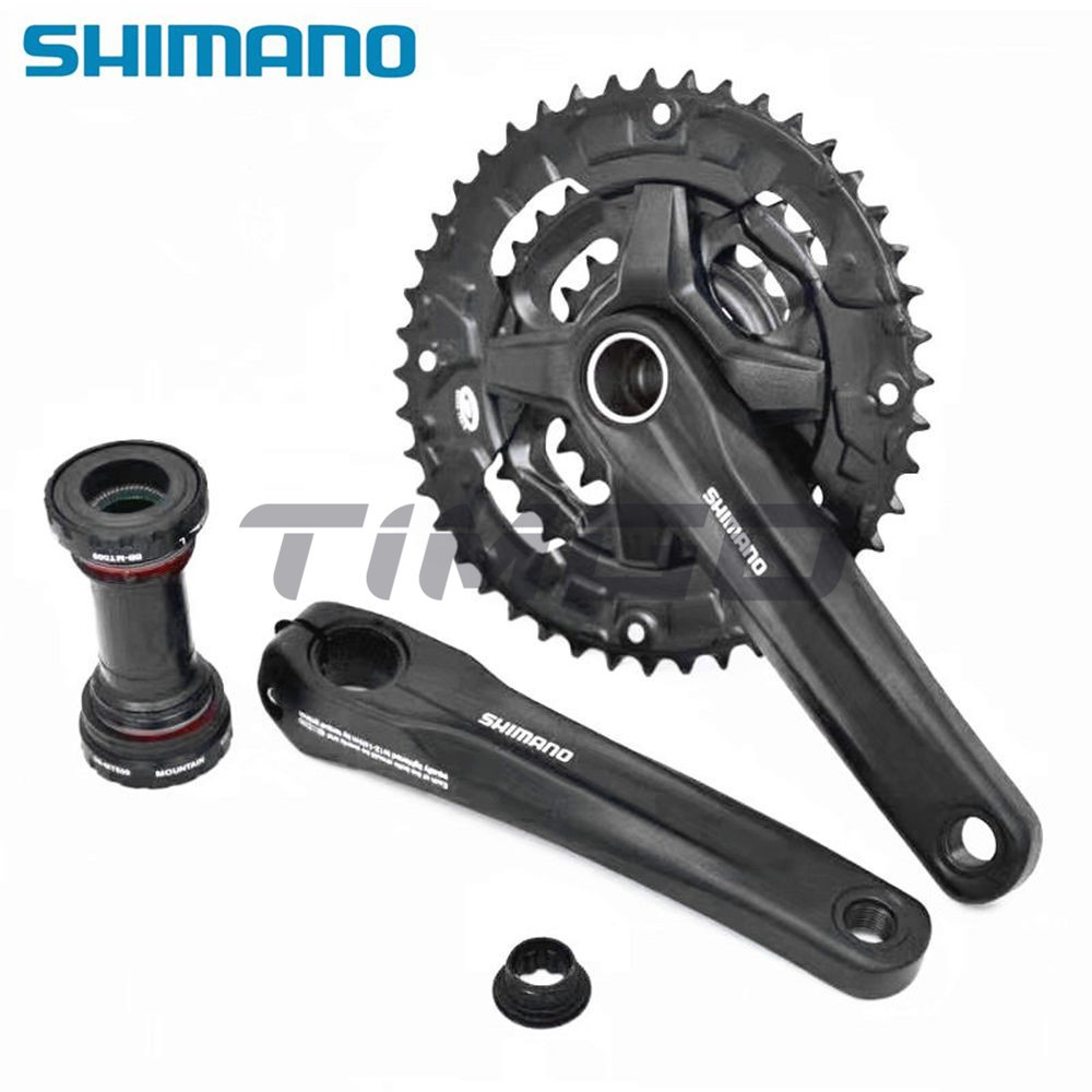 Shimano FC-MT210 MTB 山地自行車 3×9 速 Hollowtech 曲柄組 44-32-22T /