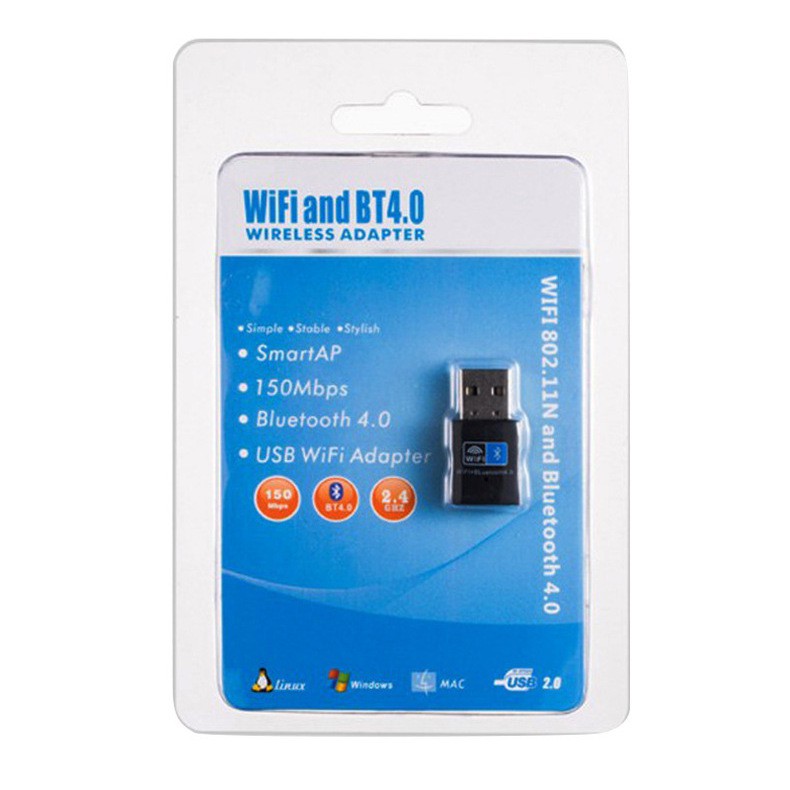 二手_品名: WIFI-150M藍牙二合一無線網卡USB WIFI接收器 RTL8723BU晶片藍牙4.0適用桌電/筆電