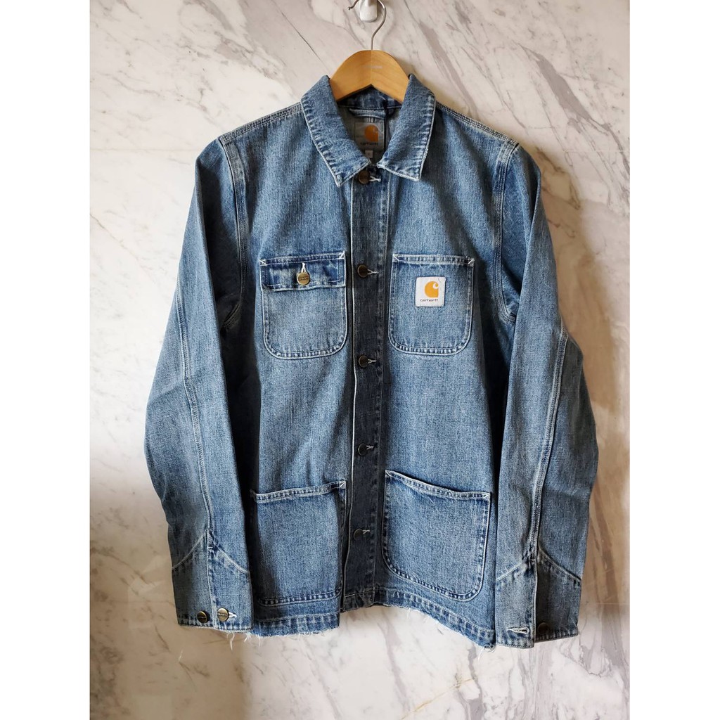 CARHARTT WIP MICHIGAN CHORE COAT 密西根丹寧水洗(破壞)外套