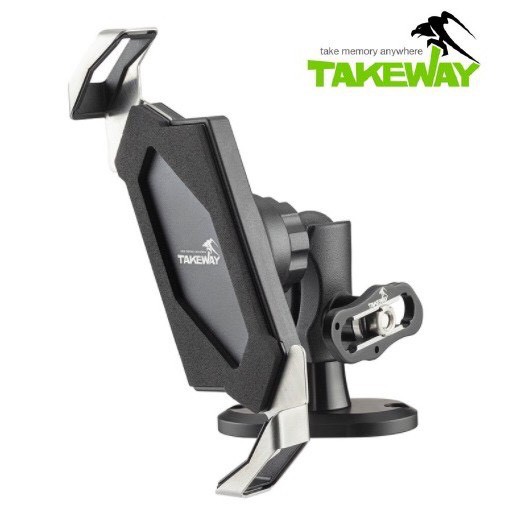 TAKEWAY LA3go-PH05 黑隼Z手機座 Gogoro油杯蓋 Gogoro二代、三代 適用4.7-6.5吋手機