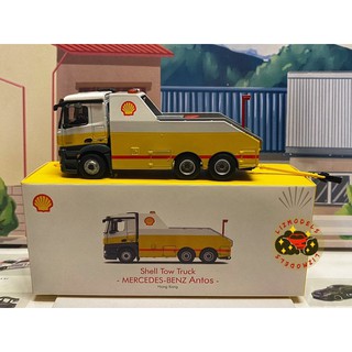🔅里氏模型車 Tiny 微影 Shell 殼牌 賓士 Benz 巴士拖車 油罐車 花見臺 聯名特別版 Tlv 模型車