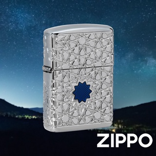 ZIPPO 亮銀星型(加厚版)防風打火機 Armor加厚版 官方正版 現貨 限量 禮物 送禮 終身保固 49076