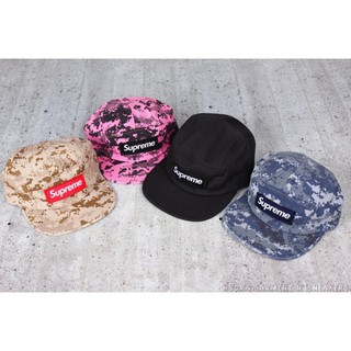 【HYDRA】Supreme NYCO Camo Camp 帽子 厚Box 五分割 數位迷彩 滑板 運動【SUP019】