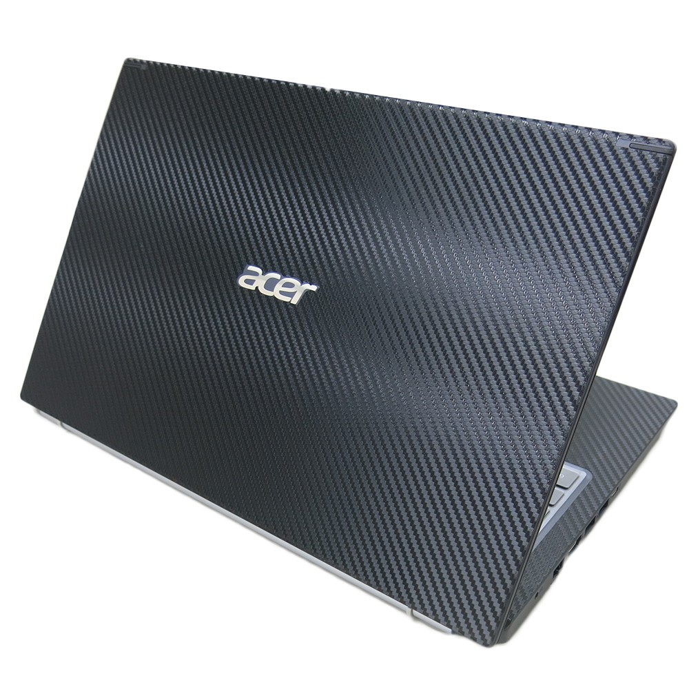 【Ezstick】ACER A515-56 A515-56G 黑色機 黑色卡夢紋 機身貼 (含上蓋貼、鍵盤週圍貼)