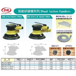 氣動研磨機 DR216 II BEST/PRO/DR216 II-D BEST/PRO 價格請來電或留言洽詢