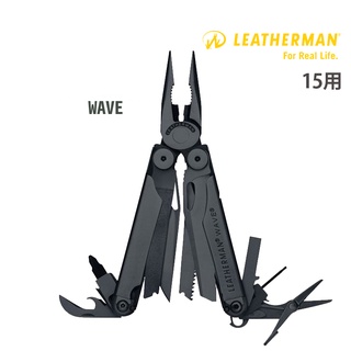 LEATHERMAN 美國 軍事黑 WAVE 工具鉗15用 LE831331