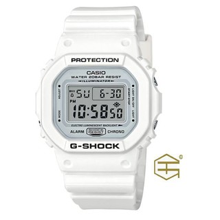 【天龜】CASIO G SHOCK 白色 經典休閒運動錶 DW-5600MW-7 經典休閒運動錶