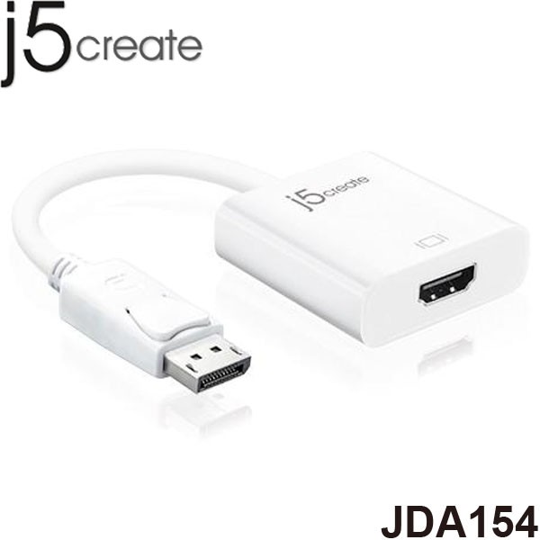 【3CTOWN】含稅開發票 j5 create  JDA154 Display Port to HDMI 轉接器