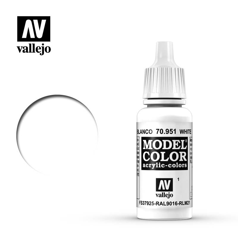 【龍門】Vallejo Model Color 白色 White 70951 (1)