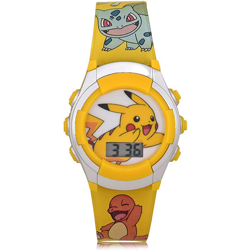 &lt;現貨&gt;美國 寶可夢 手錶 伊布 皮卡丘 兒童 電子錶 LED 不防水 Pokemon  生日禮物