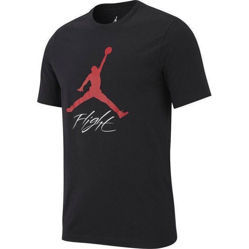 Jordan Jumpman Flight Black/Gym Red T-Shirt  男款短T 飛人