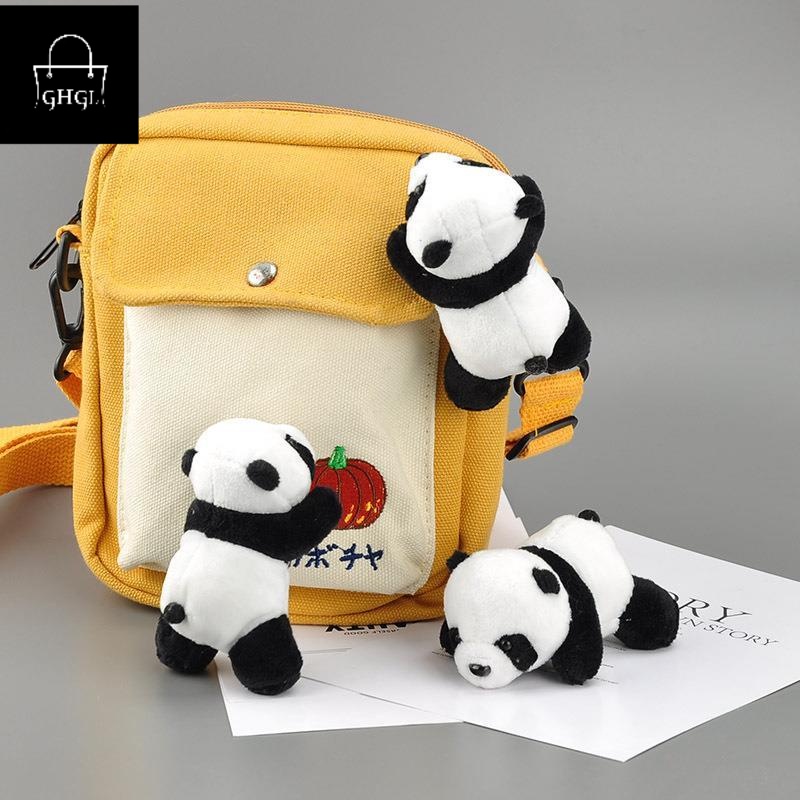【GHGl】現貨+預購趴趴在身上的可愛熊貓胸針立體公仔包包裝飾卡通創意別針趴趴熊