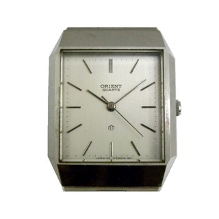 [專業模型] 石英錶 [ORIENT G515622] 東方霸王 方形-石英錶[銀色面][錶厚8mm][庫存新錶]