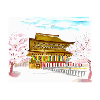 AKASHIYA 愛格詩雅 大人的著色畫明信片 京都/奈良 四季