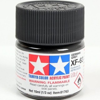 TAMIYA 田宮 81763 模型 耗材 水性漆 XF-63 消光 德國灰色 10ml 萬年東海