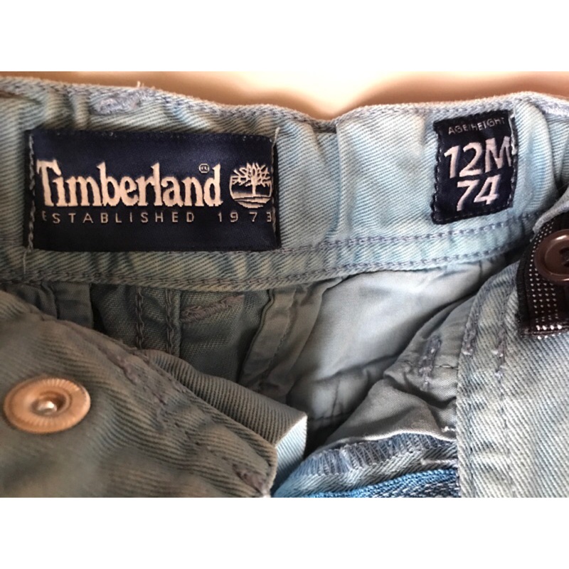 全新現貨Timberland淺藍色幼童男款超帥氣版型牛仔褲