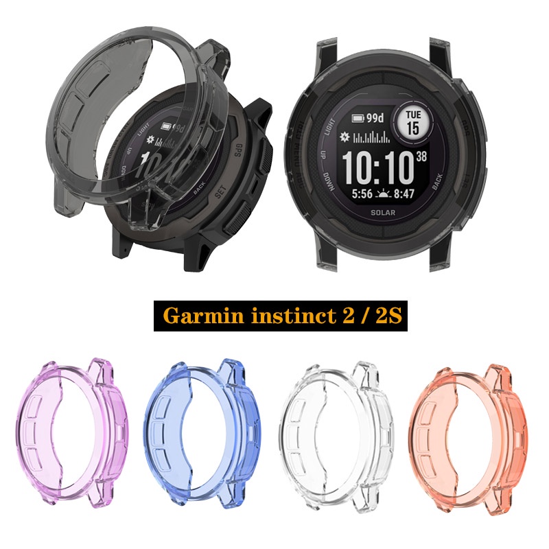 Garmin instinct 2 2S 手錶配件的超薄柔軟透明 TPU 保護套