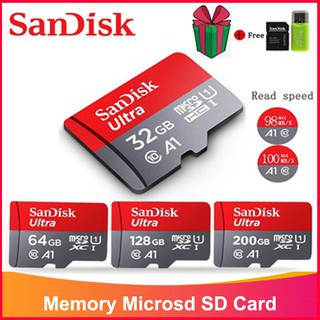 SANDISK 閃迪存儲卡 256GB 128GB 64GB 32GB 16GB Micro SD 卡 Class10