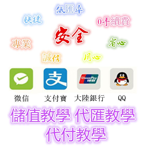 微信支付寶門號儲值代匯咨詢教學 蝦皮購物