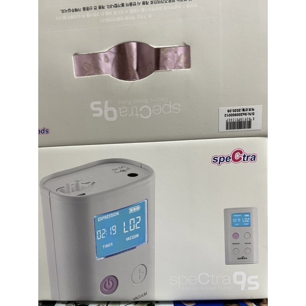 【韓國原廠正品台灣現貨】Spectra貝瑞克9S+雙邊電動擠乳器（二手）+贈全新原廠配件包+全新鴨嘴