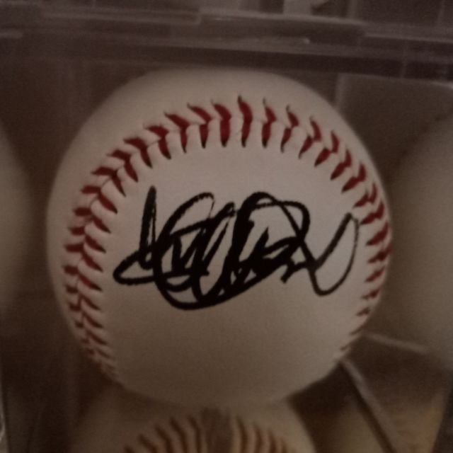 鈴木一朗親筆簽名球鈴木一朗王建民大谷翔平王柏融陽岱鋼陳金鋒彭政閔 蝦皮購物