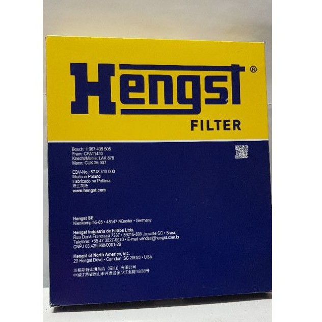 Benz 德國 Hengst 活性碳 冷氣濾網 冷氣芯 W176 W246 X156 GLA CLA