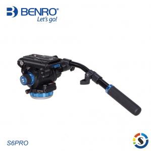 鋇鋇攝影 Benro 百諾 專業攝影油壓雲台 S6PRO 輕巧型 攝影機 HDV 中長焦鏡頭適用