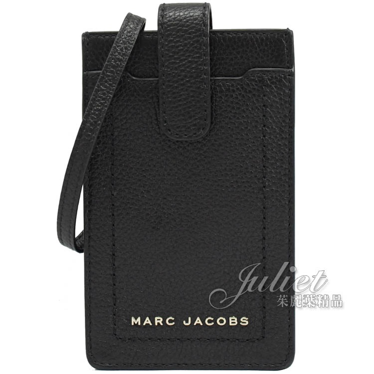 【茱麗葉精品】MARC JACOBS 馬克賈伯 素色皮革休閒斜背手機包.多色可選 現貨在台