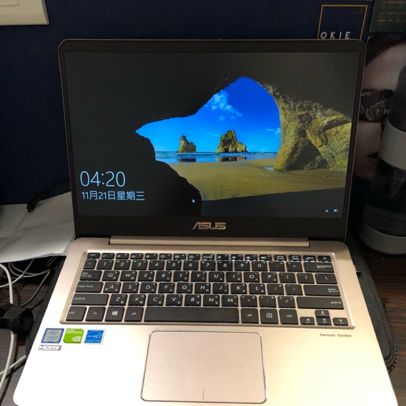 ASUS ZenBook UX410UA 玫瑰金 14吋