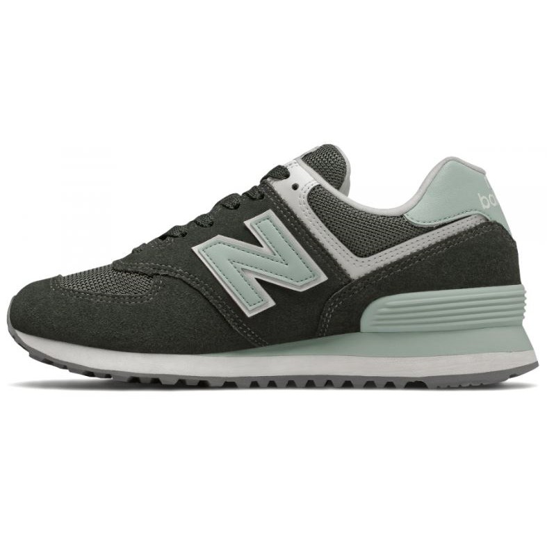 New Balance 女款橄欖綠經典休閒鞋-NO.WL574LDC