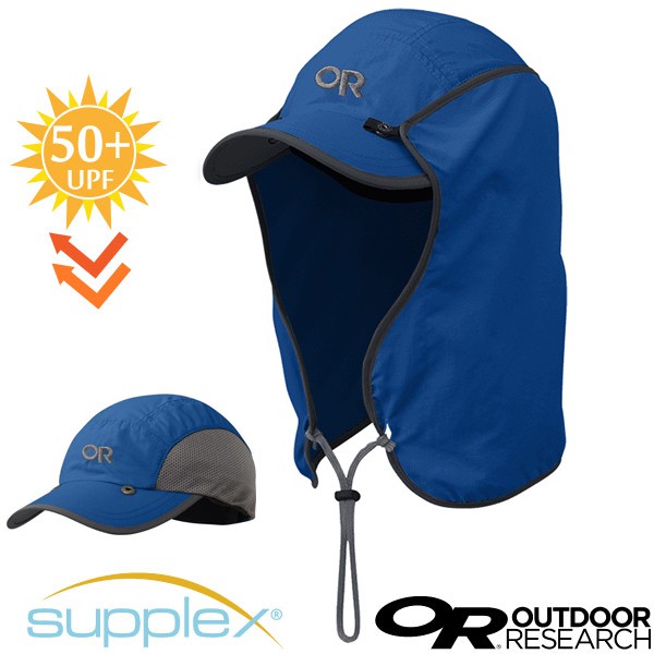 【美國 Outdoor Research】UPF50+抗UV透氣護頸棒球帽.排汗快乾防曬遮頸鴨舌帽_243433
