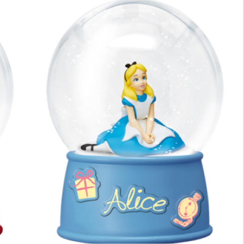 2019 日本 一番賞 聖誕節迪士尼 限定 愛麗絲 超美雪球大賞 加送兔子先生吊飾