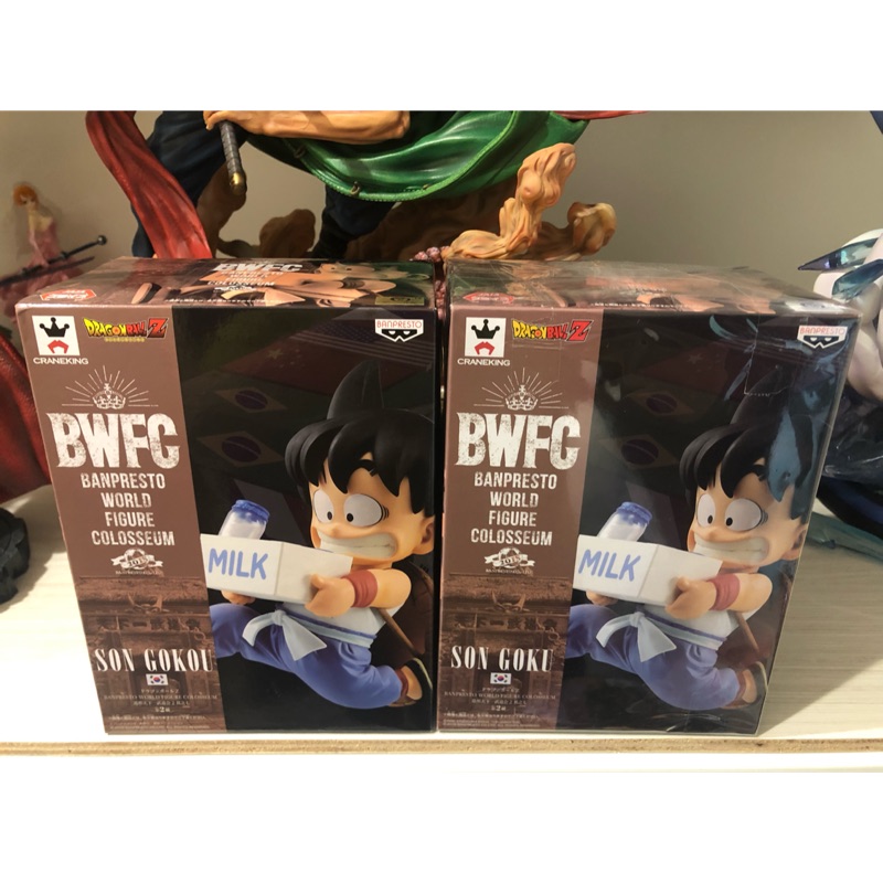 「正版」日版金證 白證代理 七龍珠 BWFC 悟空 牛奶悟空 全新未拆 盒況漂亮