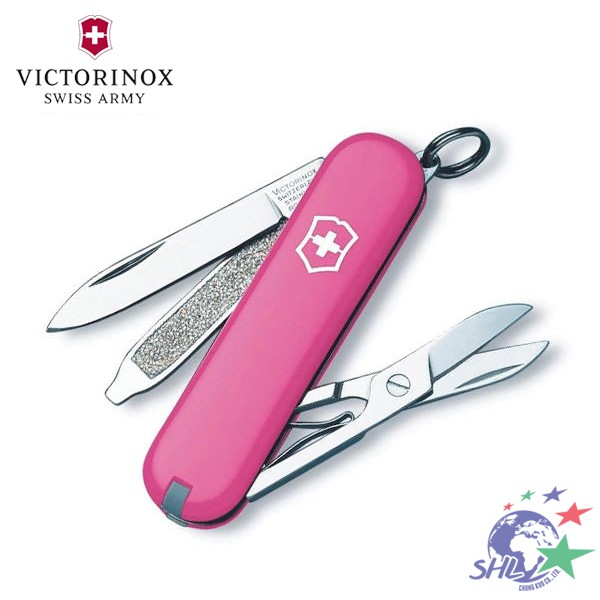 VICTORINOX 維氏瑞士刀 – 經典7用 / 粉紅甜心 / 0.6223.51 / VN269【詮國】