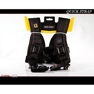 【特價促銷 】新款QUICK STRAP "雙肩" 快攝手/快槍減壓背帶-有效快速搶拍 (適用所有單眼相機)