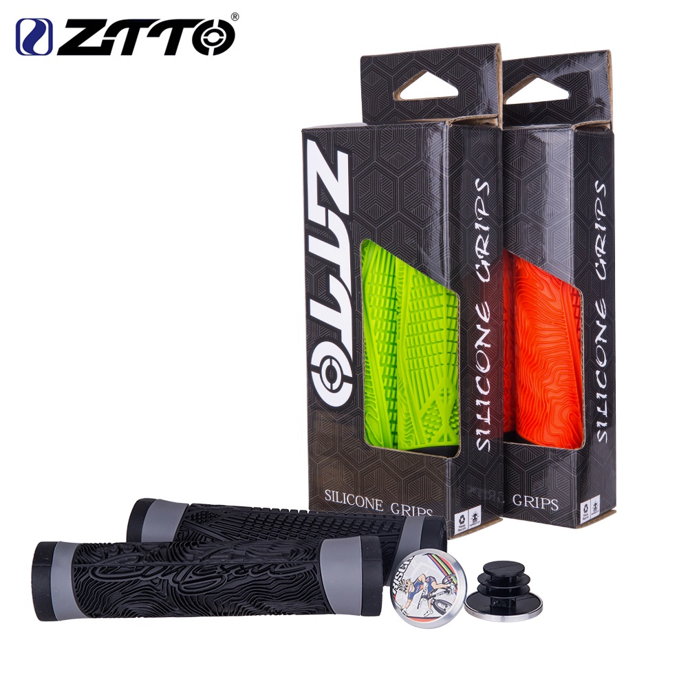 Ztto Ag113 1 對純矽膠凝膠耐用防震防滑軟自行車把手適用於 MTB 山地自行車登山車 22.2 毫米車把