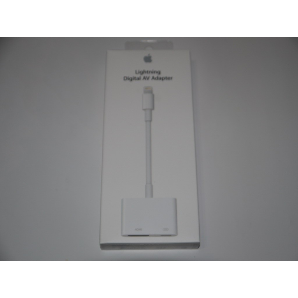 【劉大】Apple Lightning Digital AV Adapter原廠 HDMI 轉接器 ((盒裝公司貨))