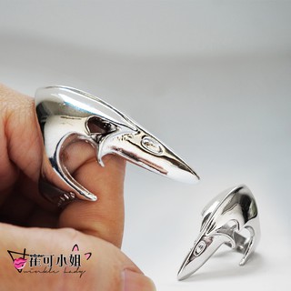 【崔可小姐】復古戒指潮男 霸氣 鳥嘴造型個性指環動物龐克風戒指【YQ0011】