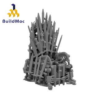【MOC】新品BuildMoc權li的遊戲鐵王座積木玩具模型相容樂高拼搭積木玩具