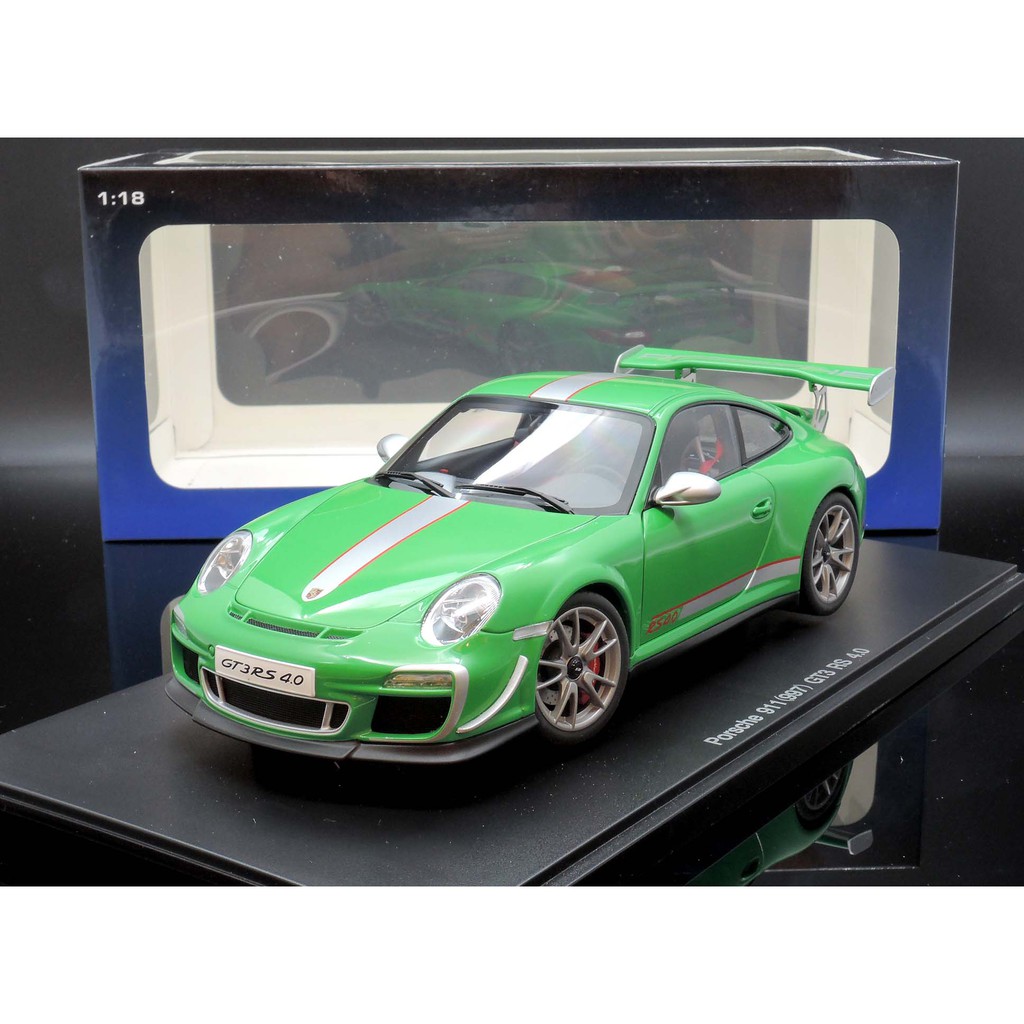 【M.A.S.H】現貨瘋狂價 Autoart 1/18 Porsche 997 GT3 RS 4.0 2011 綠