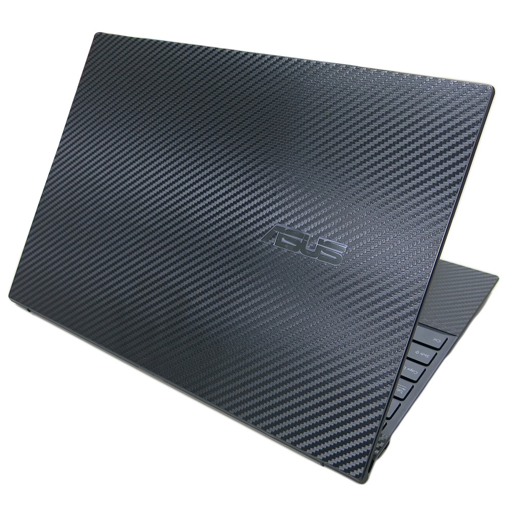 【Ez】ASUS Zenbook 14X UX5400 UX5400EG 黑色卡夢紋 機身貼(上蓋、鍵盤週圍、底部貼)