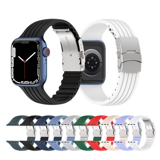 矽膠錶帶相容蘋果手錶 apple watch ultra8 7 6 5 4 49/45/44/42/41/40/38mm