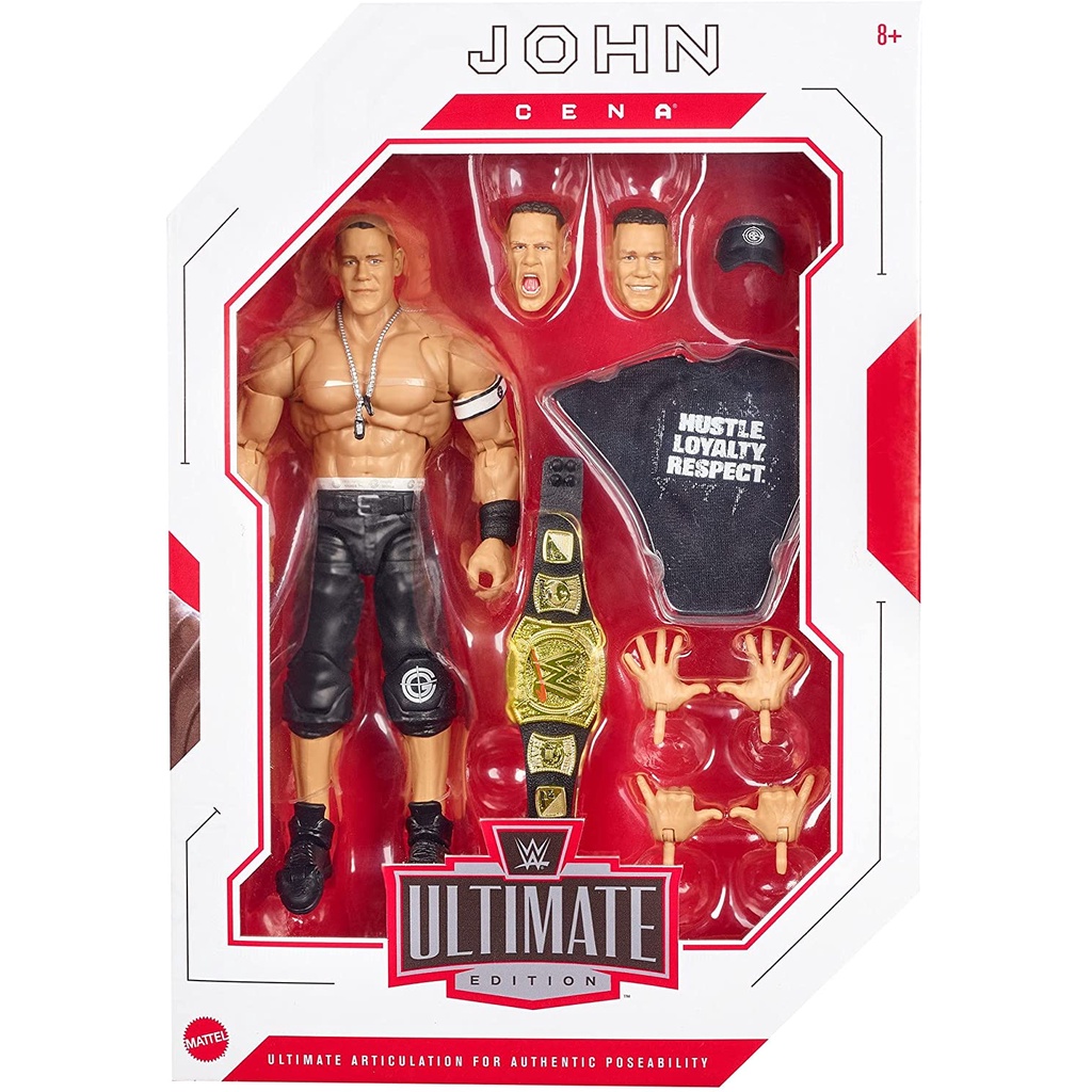全新現貨 WWE 終極系列 Ultimate Edition 摔角 江西南 John Cena 人偶 Elite