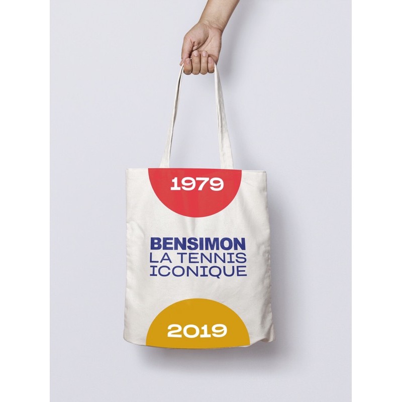 BENSIMON 法國🇫🇷輕時尚40週年限量帆布托特包.文青購物袋.環保袋