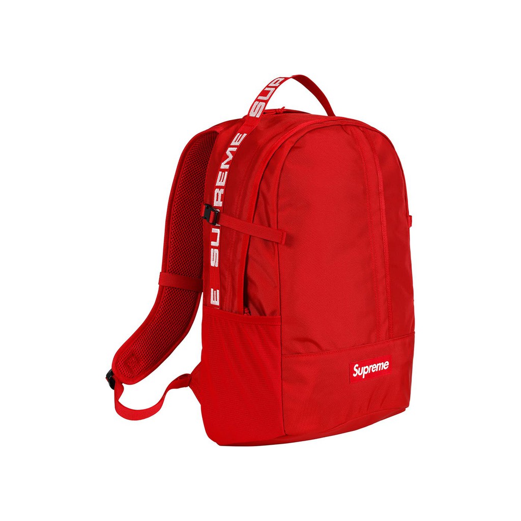 【Club Design】SUPREME 44TH BACKPACK LOGO 後背包 黑 紅 寶藍 卡其