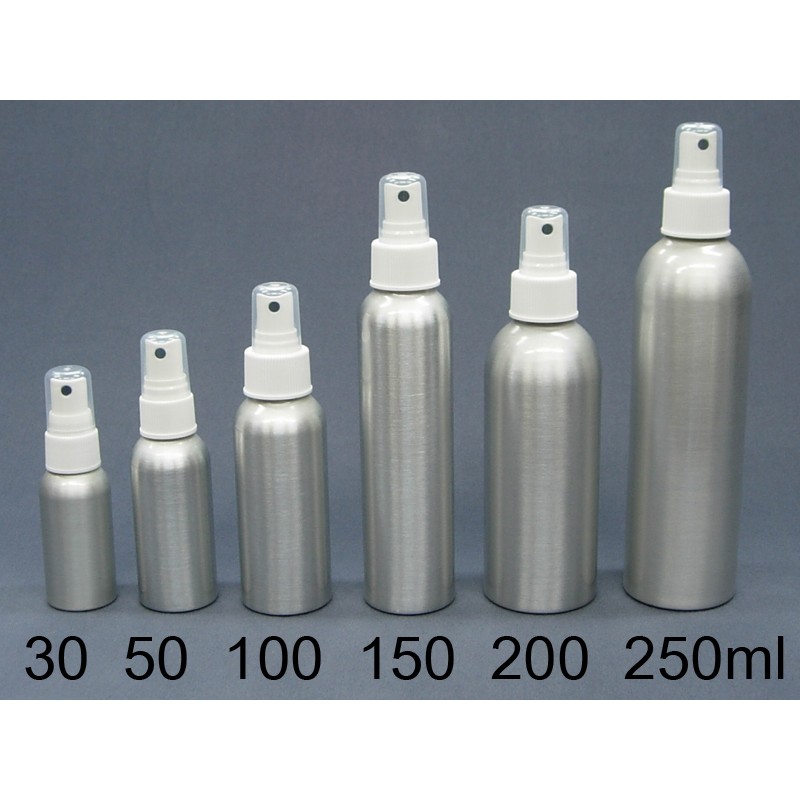 白色噴頭鋁罐噴瓶(商品瓶身100%台灣製造)(噴頭100%美國製造)