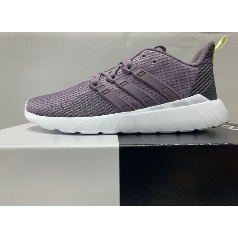 Adidas Questar Flow 愛迪達女款藕紫色運動慢跑鞋(EG3642) | 蝦皮購物