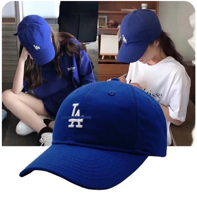 韓國MLB小logo 男女通用棒球帽 情侶遮陽帽 經典復古老帽 洋基帽 高品質LA鴨舌帽