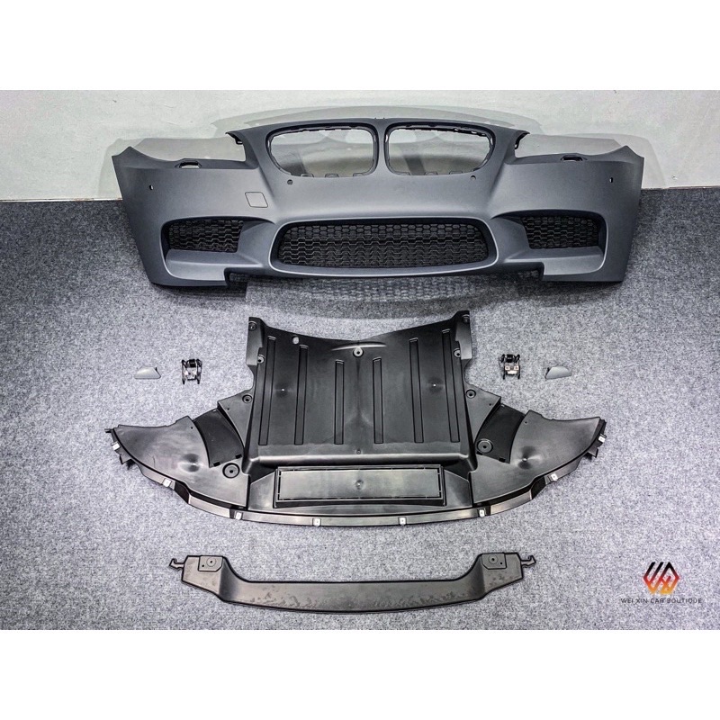 銘泰汽車精品   BMW F10/F11適用   M5 1:1微寬體前保桿總成+微寬葉子板總成 AN廠